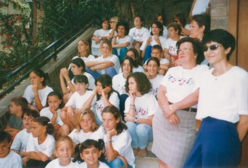 Foto grupal Coral Ginestell anys 90