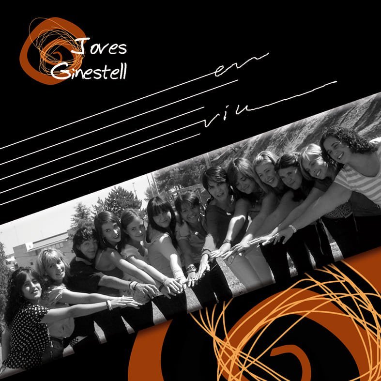 Portada del CD de la Coral Ginestell gravat el 2007