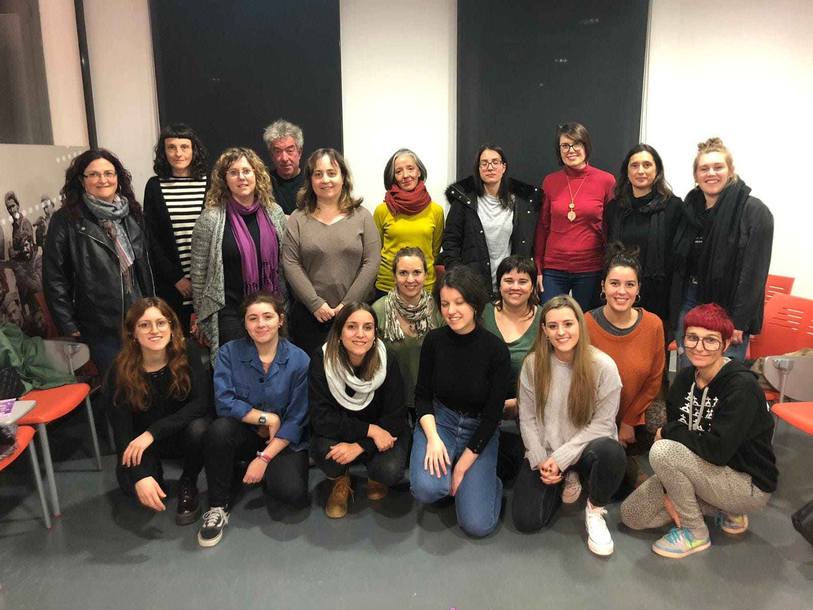 Membres de l'associació Adona't